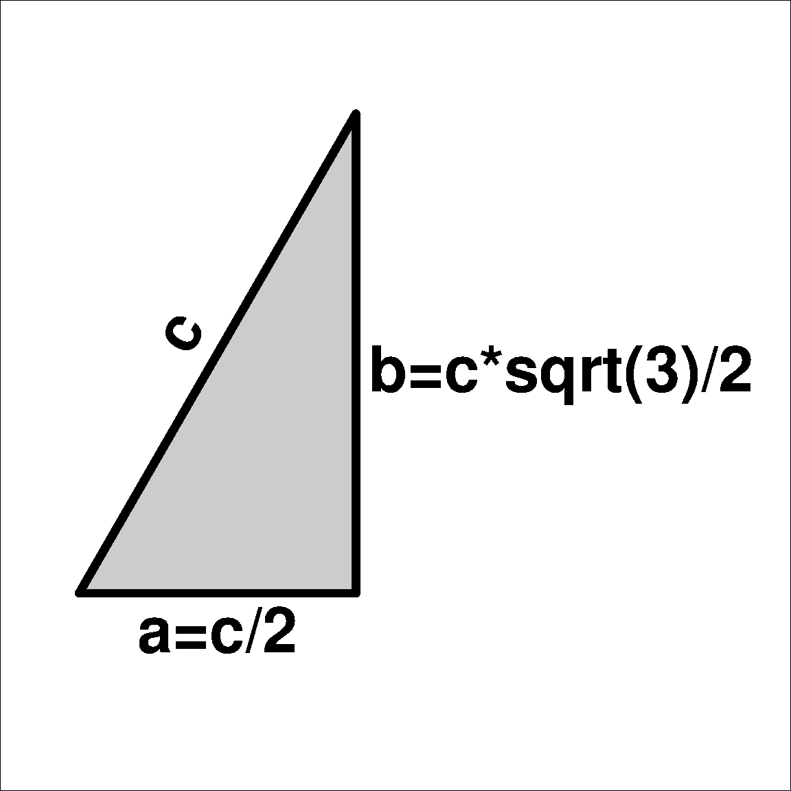 Single triangle